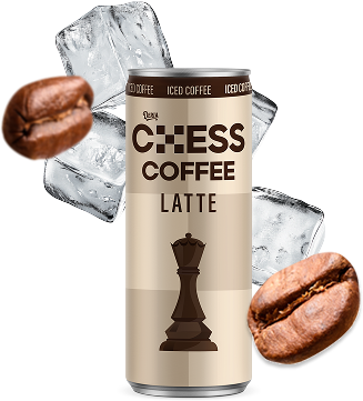 Chess Coffee Latte